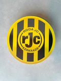 Reclamebord Roda JC voetbalclub logo, alu, 3mm dik, 40x40cm