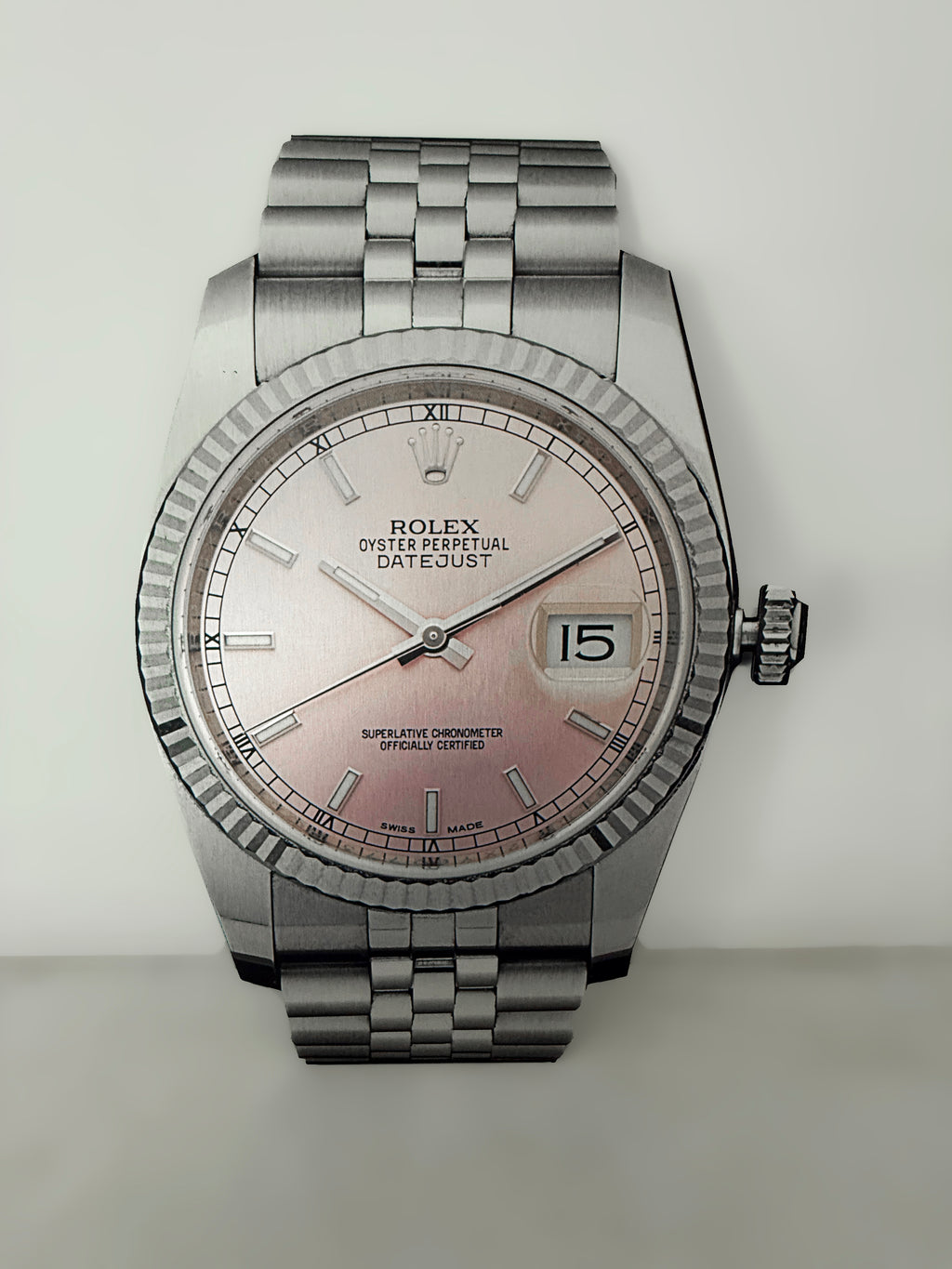 Reclamebord Rolex horloge, aluminium, 40x57 cm