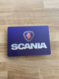 Reclamebord Scania vrachtwagen logo embleem, alu, 40x57cm
