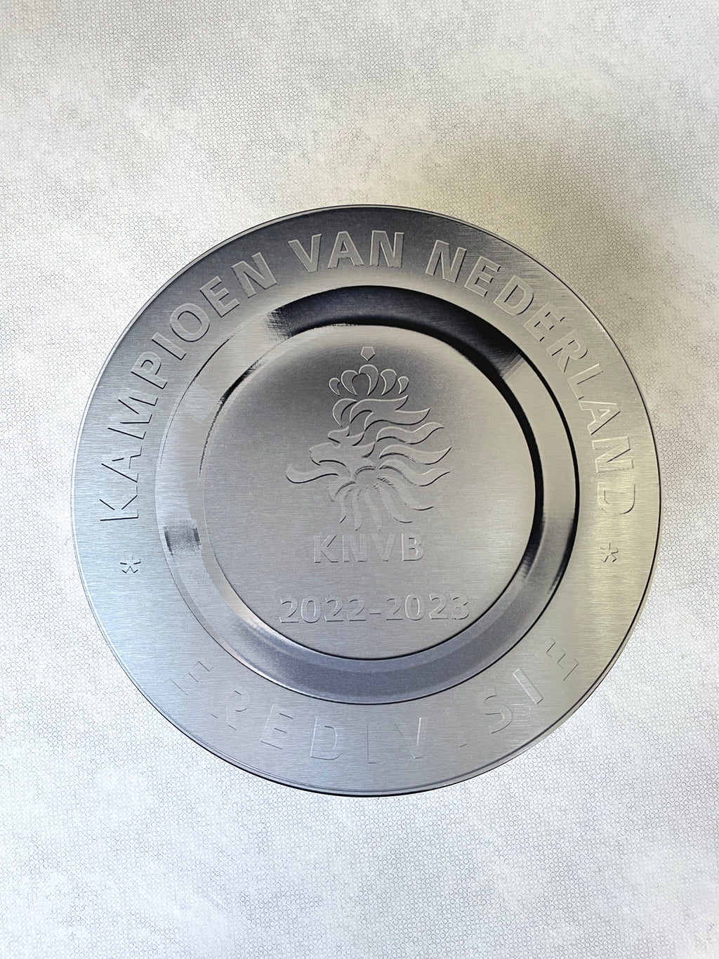 Kampioensschaal Feyenoord, eredivisie 2022 2023, alu,40x40cm