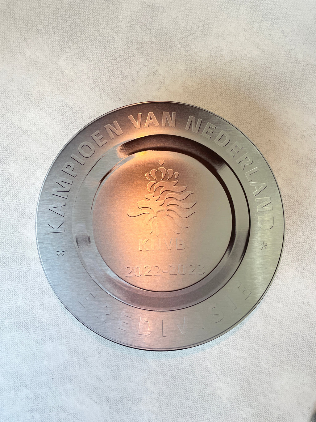 Kampioensschaal Feyenoord, eredivisie 2022 2023, alu,40x40cm