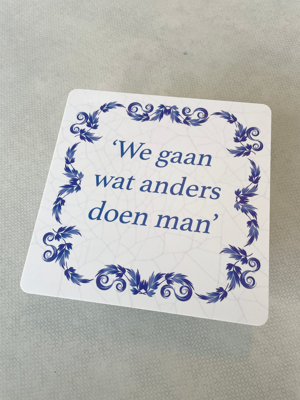 Mancave tegels met diverse spreuken 20x20cm