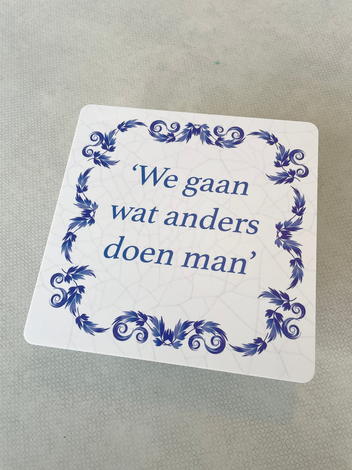 Mancave tegels met diverse spreuken 20x20cm