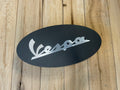 Reclamebord Vespa logo, aluminium, afmeting 40x20 cm
