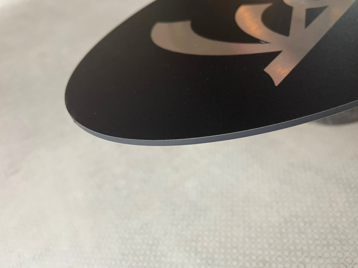 Reclamebord Vespa logo, aluminium, afmeting 40x20 cm