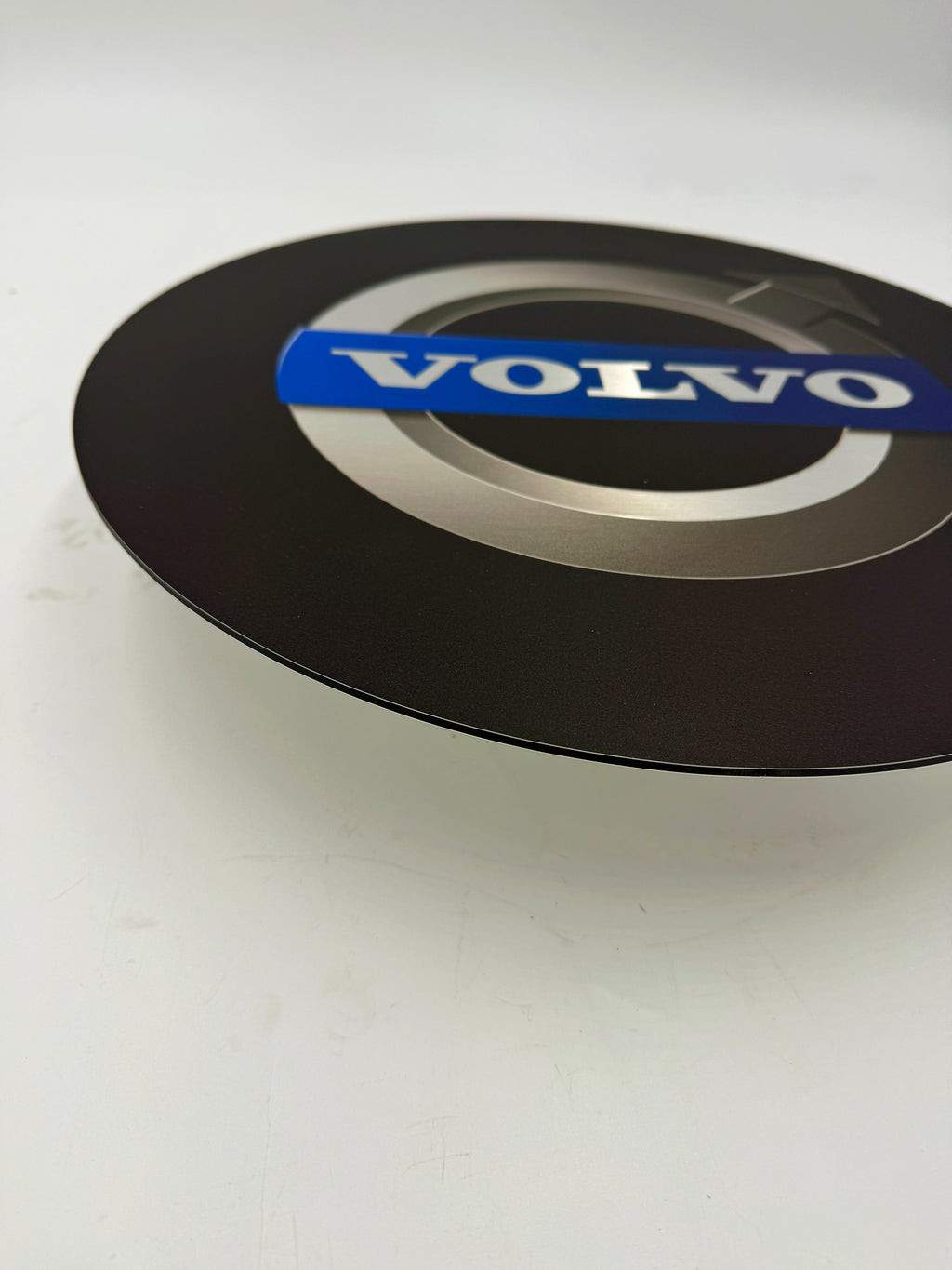 Reclamebord Volvo logo embleem 40x40cm aluminium