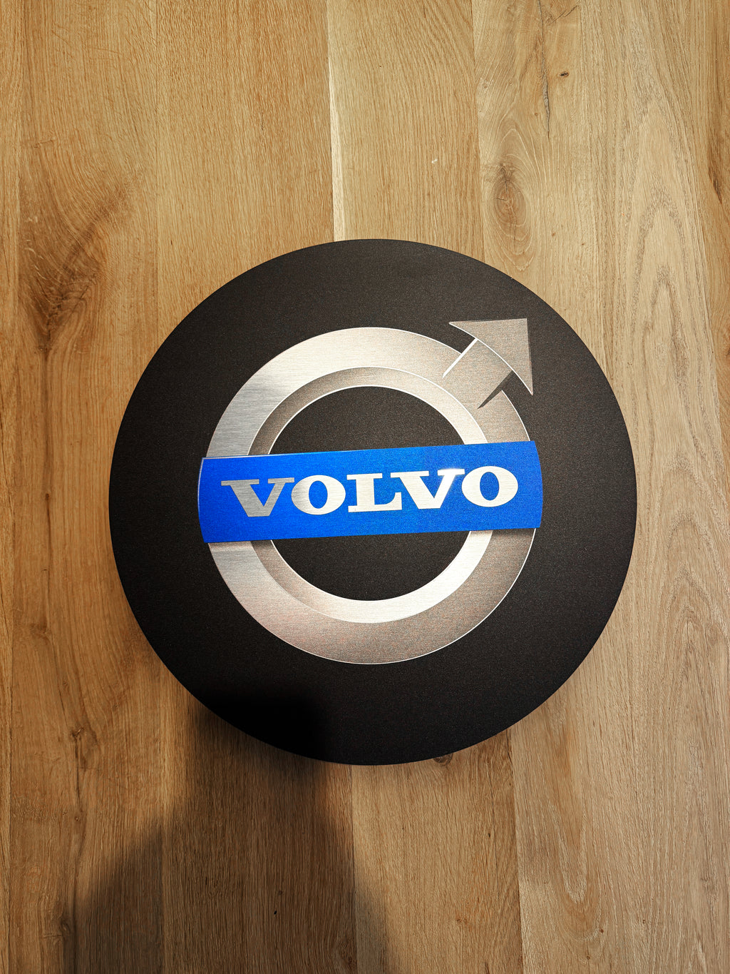 Reclamebord Volvo logo embleem 40x40cm aluminium