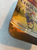 Reclamebord Chouffe bierfles groot, aluminium, afm 10x25 cm
